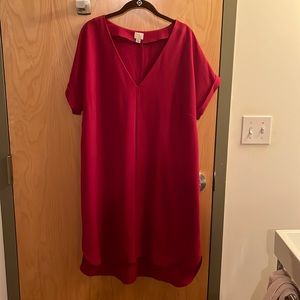 Pink Short Sleeve Dress - Size XL